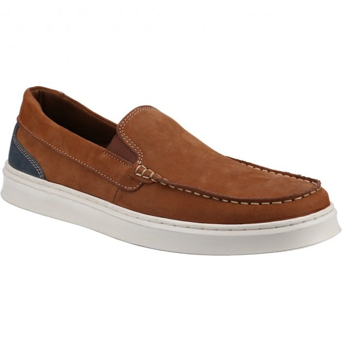 Mens Mount Tan Nubuck Slip On Casual Loafer Shoes Mens From Marshall Shoes Uk 8154