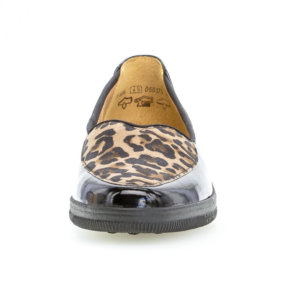 Ladies leopard best sale print loafers