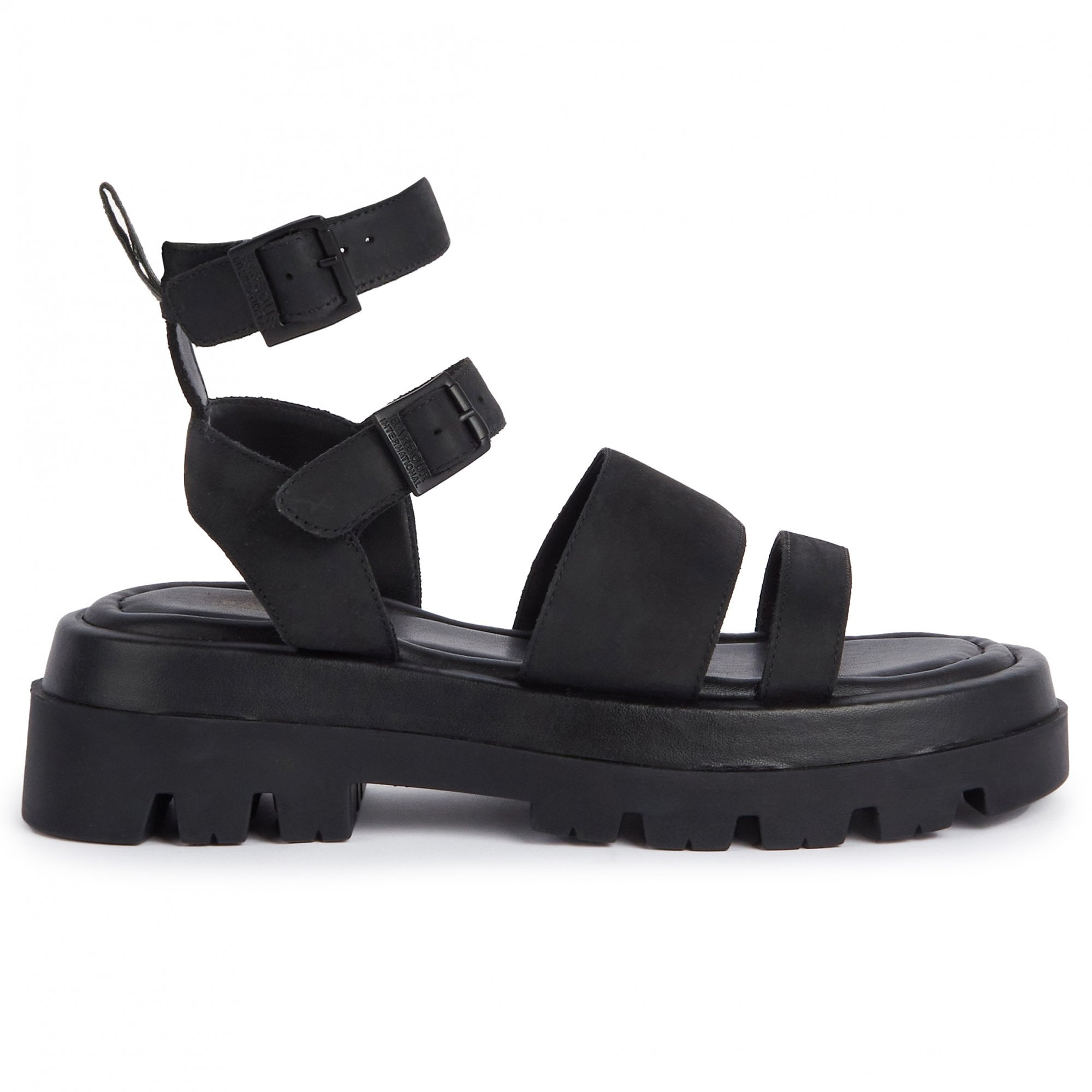 Black Studded Gladiator Sandals | SilkFred