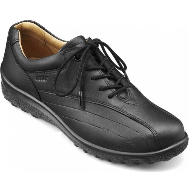 Hotter Tone 2 Extra Wide Black Leather Lace Shoes Official Stockist Marshall Shoes Est 1895 7887